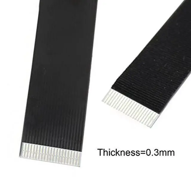 Alt view image 5 of 7 - USB 2.0 Type-A Male to USB-C Type-C Male Data Flat Slim FPC Cable for FPV & Disk & Phone 100cm