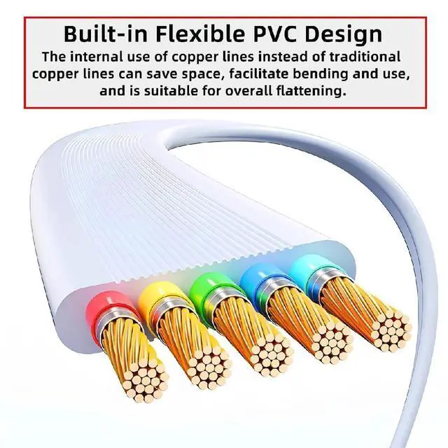 Alt view image 4 of 7 - 240W USB-C Cable Retractable Stretch Coiled 480Mbps for Laptop Phone Tablet Type-C Male to Male Cable Power & Data Blue