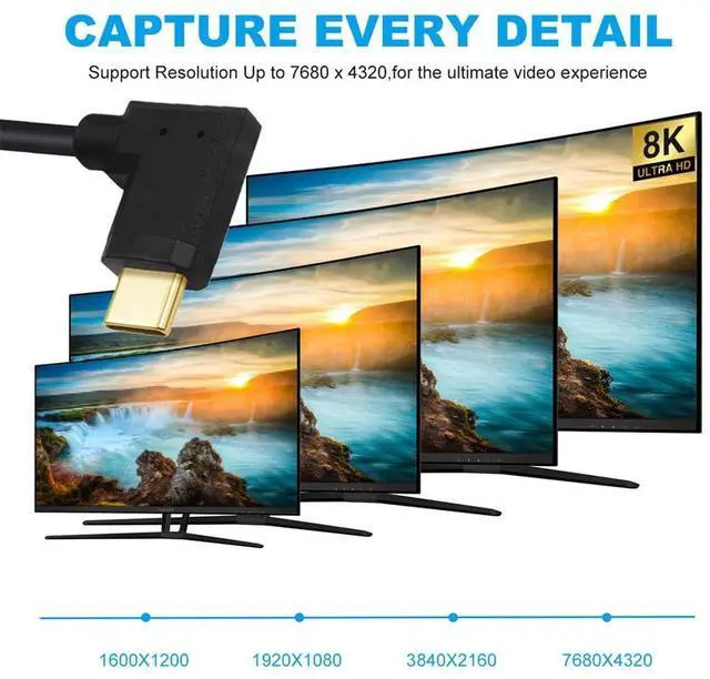 Alt view image 4 of 7 - 10Gbps USB 3.1 Type-C Male to Single Locking Thumbscrew Left Right Vertical USB-C Data 4K Cable Panel Mount Type 1M