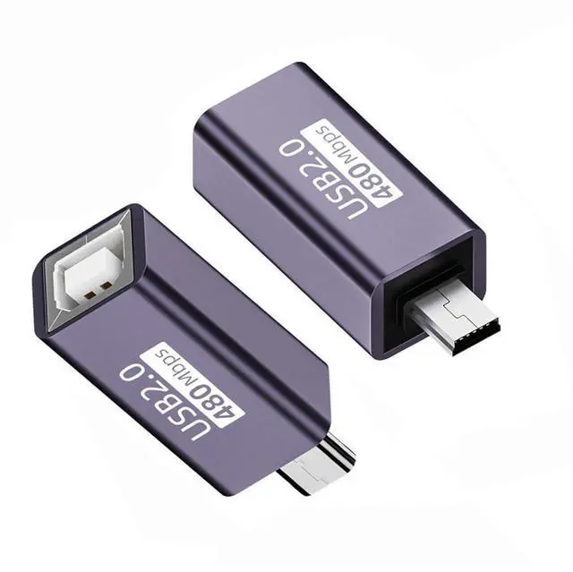 Main image of 2pcs/lot USB 2.0 Type B Female to Mini USB & Micro Male Extension Adapter for Printer Phone Disk
