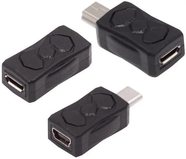 Main image of 6pcs/lot 480Mbps Data Type-A Micro USB 2.0 Mini USB 5Pin Male to Female Extension 5V2A Power Adapter