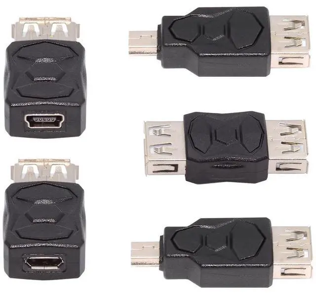 Main image of 3pcs/lot 480Mbps Data Micro USB 2.0 to 5Pin Mini USB Male to Female Extension 5V2A Power Adapter