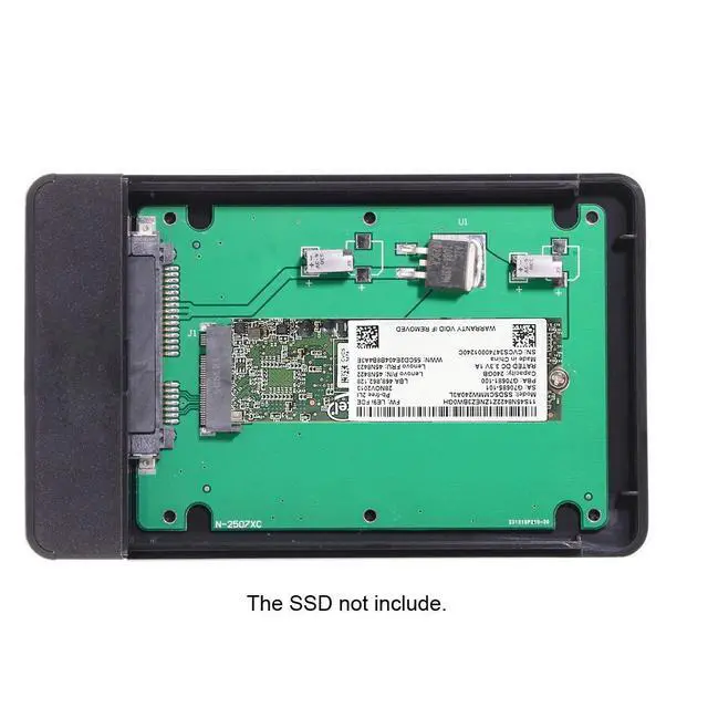 Alt view image 2 of 7 - USB-C Type-C to 20+6Pin Thinkpad X1 Carbon SATA SSD Hard Disk Case Enclosure