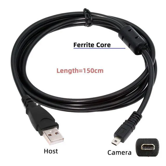 Alt view image 3 of 7 - UC-E6 USB Cable for Nikon Digital SLR Cameras COOLPIX S3000 S3100 S3200 S8000 S100 S203 S230 P7000 AW100