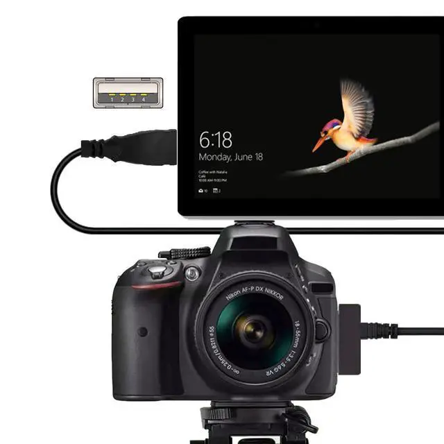 Alt view image 5 of 7 - UC-E6 USB Cable for Nikon Digital SLR Cameras COOLPIX S3000 S3100 S3200 S8000 S100 S203 S230 P7000 AW100