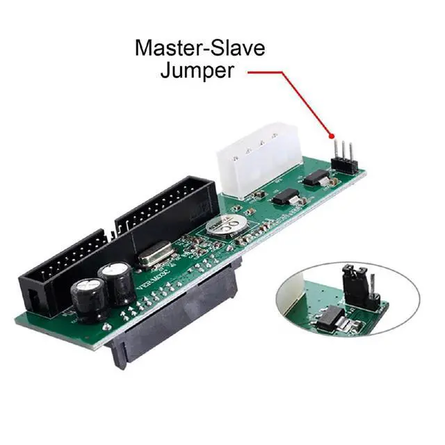 Alt view image 3 of 7 - SATA Disk to IDE/PATA 40Pin Motherboard Converter Adapter PCBA for Desktop & 2.5 3.5" Hard Disk Drive