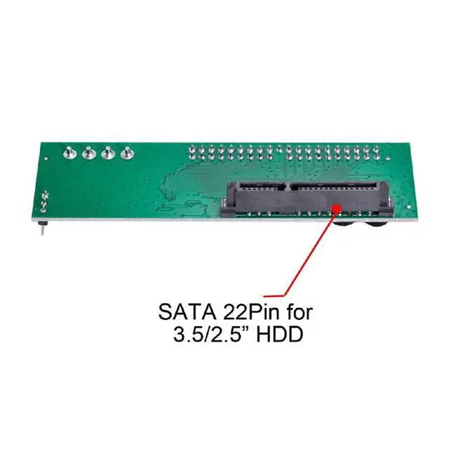 Alt view image 6 of 7 - SATA Disk to IDE/PATA 40Pin Motherboard Converter Adapter PCBA for Desktop & 2.5 3.5" Hard Disk Drive