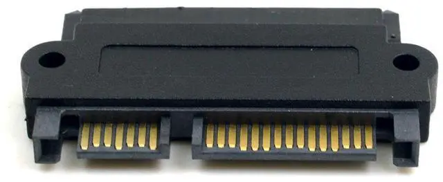 Main image of SFF-8482 SAS 22 Pin to 7 Pin + 15 Pin SATA Hard Disk Drive Raid Adapter Converter