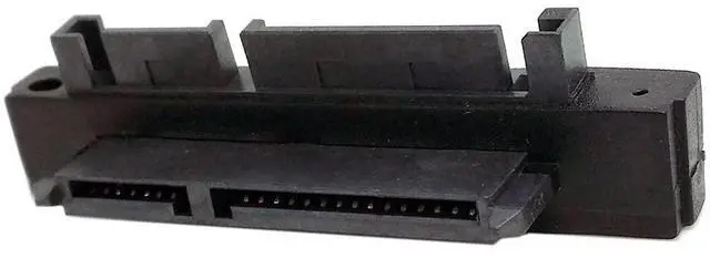 Alt view image 6 of 7 - Right Angled 90 Degree SATA 22Pin 7+15 Male to SATA 22P Female Extension Convertor Adapter