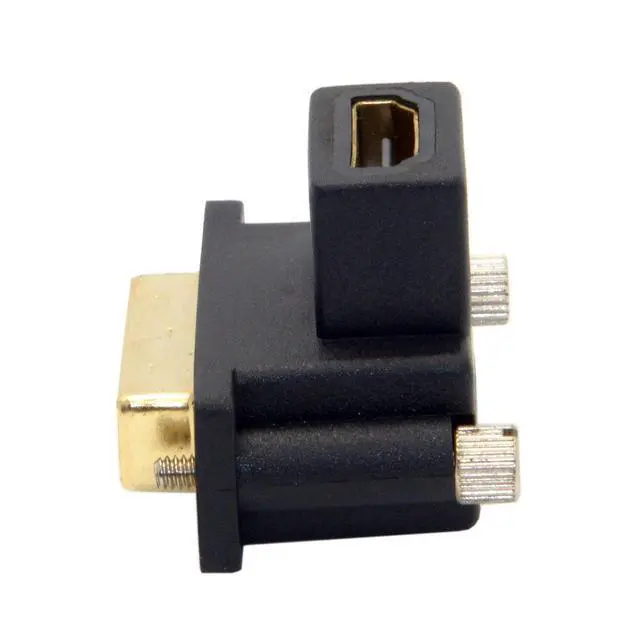 Alt view image 5 of 7 - Up Angled 90 Degree DVI Male to HDMI Female Adapter for Computer & HDTV & Graphics Card