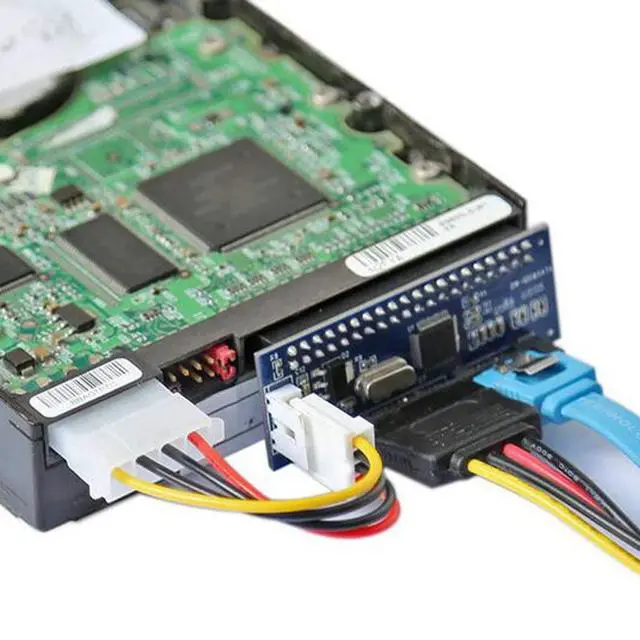 Alt view image 6 of 7 - IDE/PATA 40Pin Disk to SATA Female Converter Adapter PCBA for Desktop & 3.5" Hard Disk Drive