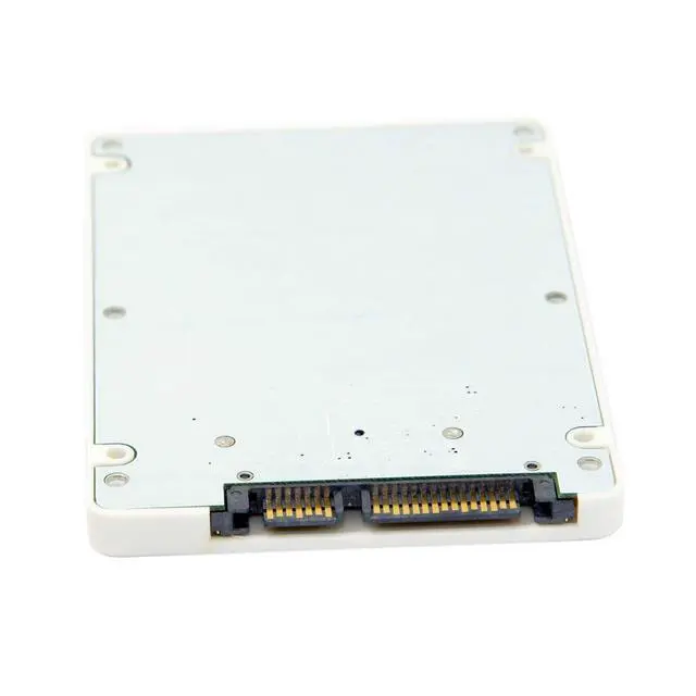 Alt view image 6 of 6 - 1.8 Micro SATA 16pin SSD to 2.5 SATA 22pin 7+15 Hard Disk case Enclosure White 7mm Height