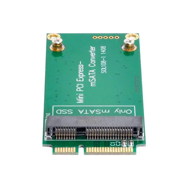 Alt view image 5 of 7 - 3x5cm mSATA Adapter to 3x7cm Mini PCI-e SATA SSD for Asus Eee PC 1000 S101 900 901 900A T91