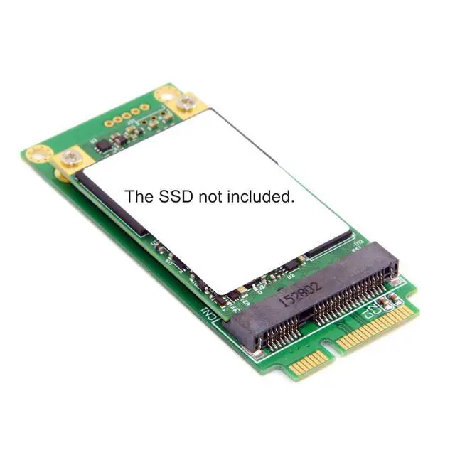 Alt view image 7 of 7 - 3x5cm mSATA Adapter to 3x7cm Mini PCI-e SATA SSD for Asus Eee PC 1000 S101 900 901 900A T91