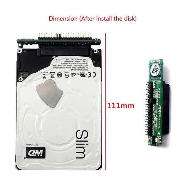 Alt view image 3 of 7 - SATA Female to IDE 44Pin Converter Adapter PCBA for Laptop & 2.5" Hard Disk Drive