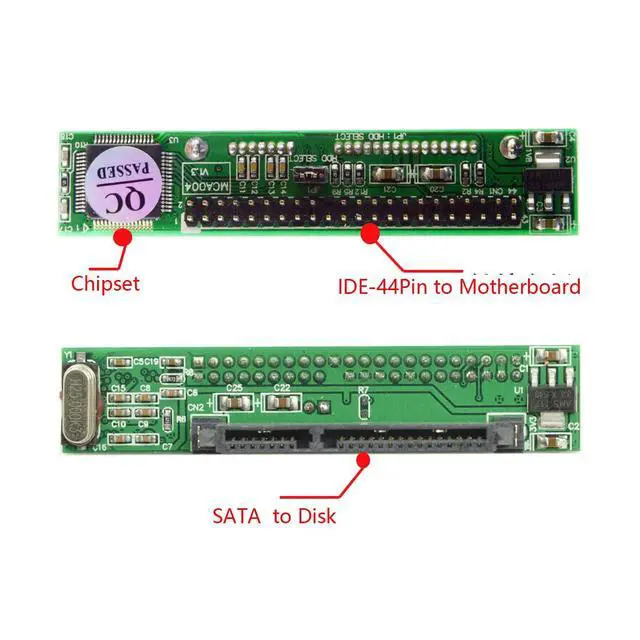 Alt view image 2 of 7 - SATA Female to IDE 44Pin Converter Adapter PCBA for Laptop & 2.5" Hard Disk Drive