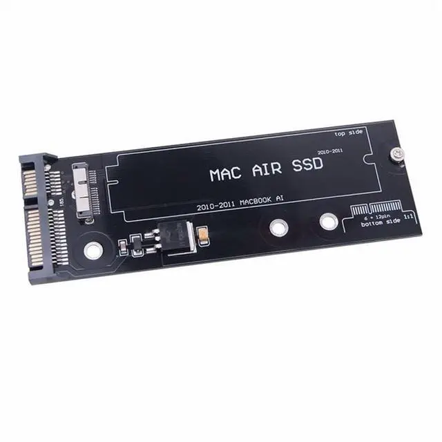 Main image of PCBA 12+6pin SSD to SATA 22Pin Hard Disk Cartridge Drive for 2010 2011 Mac Air A1369 A1370 SSD