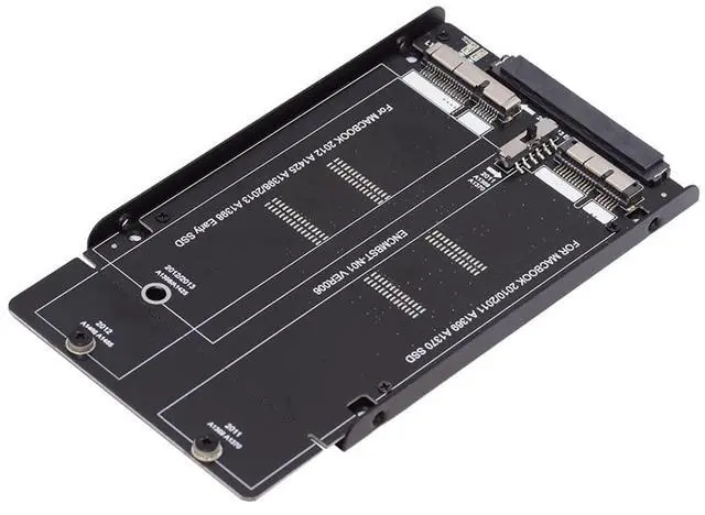 Main image of 22Pin SATA to 2010 2011 2012 Mac Air Pro Retina 2.5inch SSD 12+6Pin 17+7Pin A1425 A1398 MC975 MC976 Case Enclosure