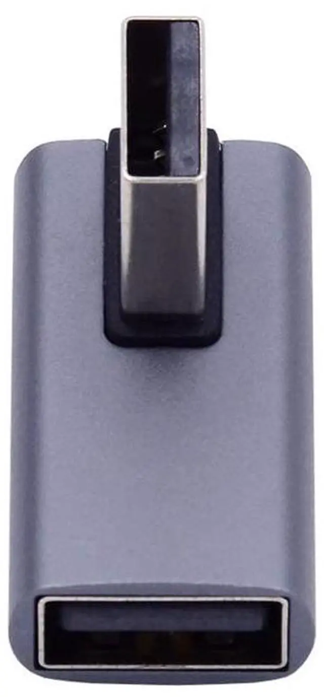 Main image of 10Gbps Male to Female USB3.0 Extension Power Data Video Adapter 90 Degree Low Profile Right Angled Type