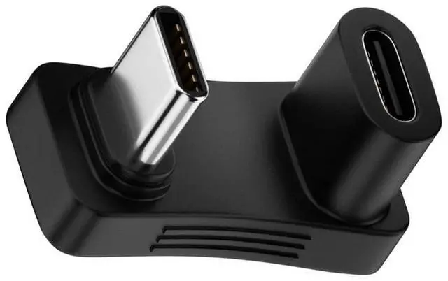 Main image of 10Gbps Opposite U Shape Back Angled USB3.0 Type C Male to Female Power Data Video Adapter Compatible with Steam Deck Phone Laptop