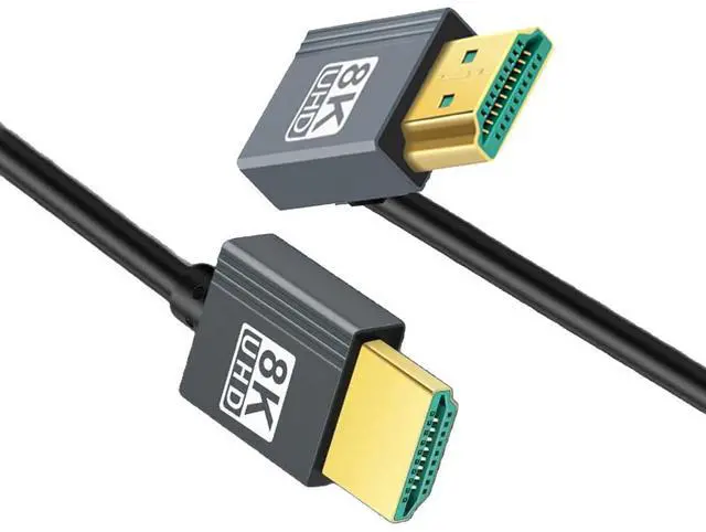 Main image of HDMI 2.1 Cable,HDMI Male to Male 8K@60Hz 4K@120Hz 48Gbps Ultra High-Speed Flexibility Gold-Plated Cable 2.0M for TV, Monitor, Computer