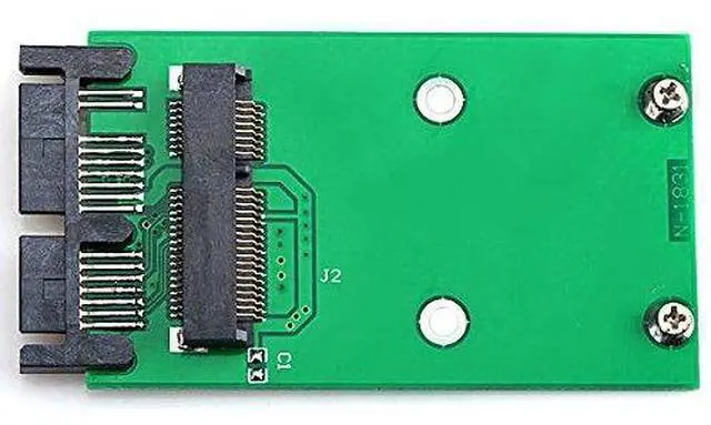 Alt view image 3 of 7 - Mini PCI-E mSATA SSD to 1.8 Micro SATA 7+9 16pin Adapter Add on Cards PCBA for SSD Hard Disk