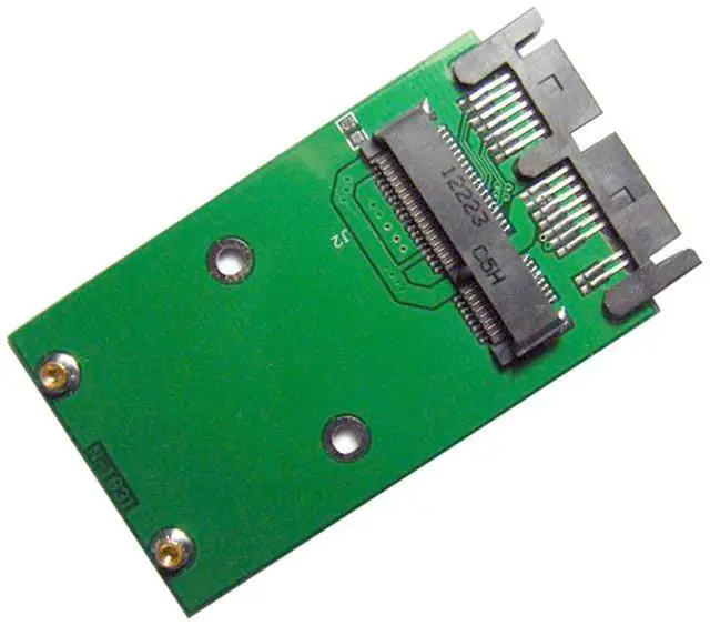 Alt view image 2 of 7 - Mini PCI-E mSATA SSD to 1.8 Micro SATA 7+9 16pin Adapter Add on Cards PCBA for SSD Hard Disk