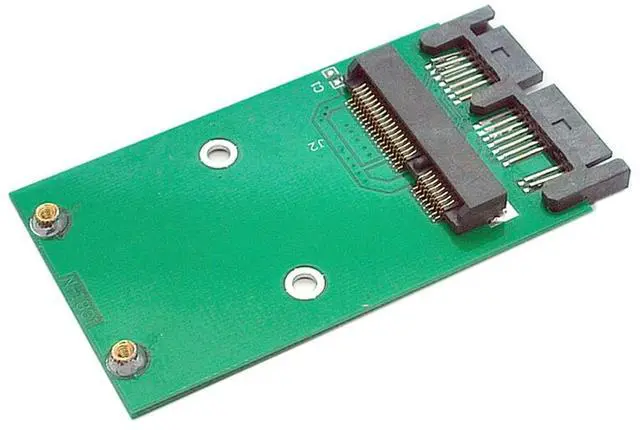 Alt view image 5 of 7 - Mini PCI-E mSATA SSD to 1.8 Micro SATA 7+9 16pin Adapter Add on Cards PCBA for SSD Hard Disk