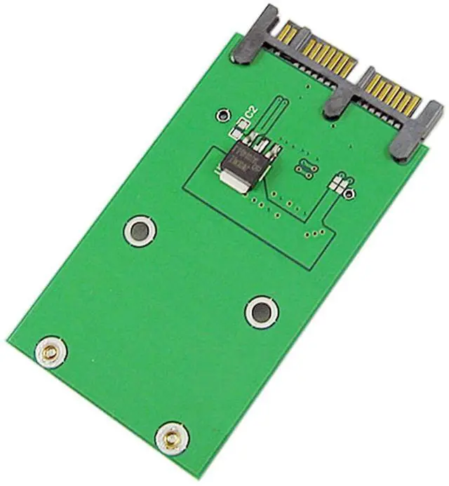 Alt view image 6 of 7 - Mini PCI-E mSATA SSD to 1.8 Micro SATA 7+9 16pin Adapter Add on Cards PCBA for SSD Hard Disk