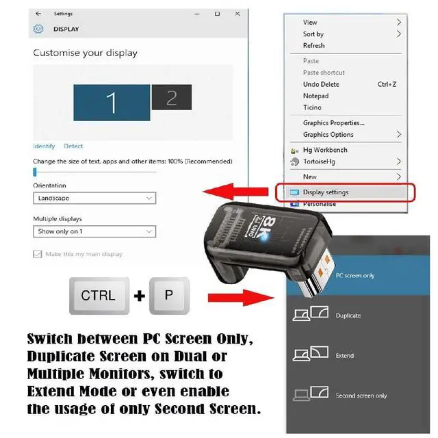 Alt view image 6 of 7 - UHD 8K 60hz Up Angled 360 Degree Opposite U Shape Back HDMI Male to HDMI 2.1 Female Extension Adapter Extender Transparent with Smart LED HDTV