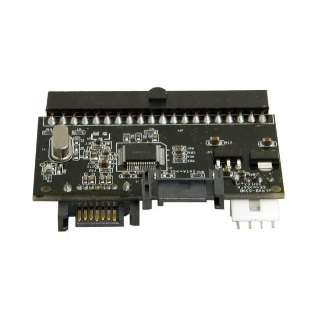 Alt view image 3 of 7 - IDE 100 133 DVD CD to Two Serial SATA 7PIN Adapter Converter for Hard Disk Drive