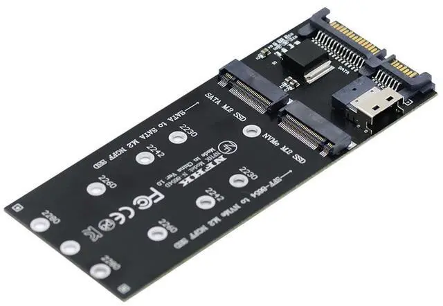 Main image of SFF-8654 to U2 Kit NGFF M-Key to Slimline SAS NVME PCIe SSD SATA Adapter for Mainboard