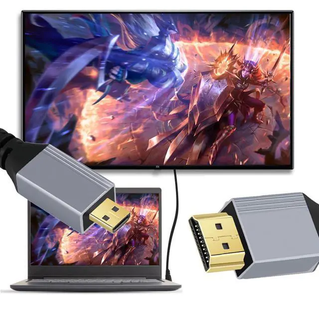 Alt view image 7 of 7 - 4K 60hz HDMI 2.0 Male to Micro HDMI Type-D Male Cable with Sleeve Straight Connector for HDTV Computer Laptop Monitor 100CM