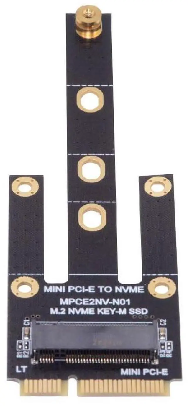 Main image of NVME M.2 SSD to Mini PCI-E Motherboard SSD Expansion Card Adapter for 2230/2242/2260/2280mm(mSATA Interface not Supported)