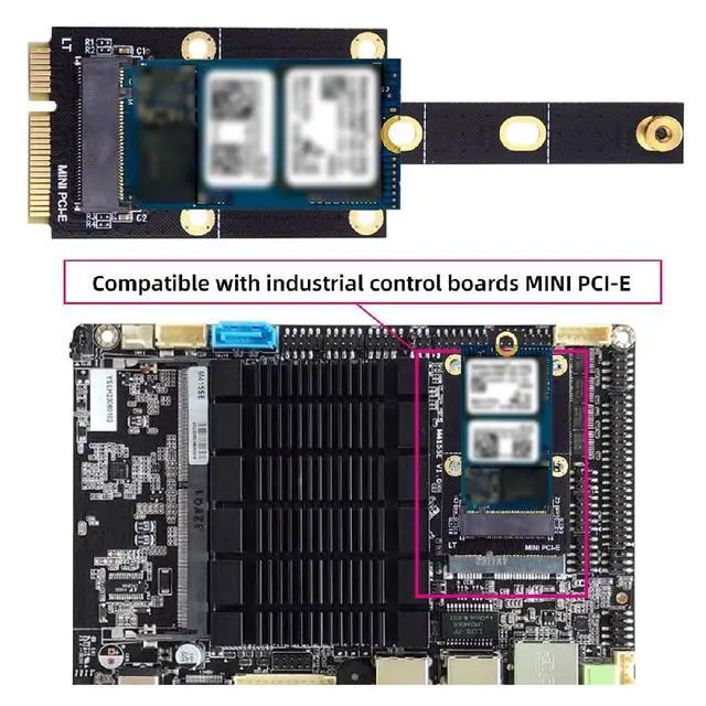 Alt view image 5 of 7 - NVME M.2 SSD to Mini PCI-E Motherboard SSD Expansion Card Adapter for 2230/2242/2260/2280mm(mSATA Interface not Supported)