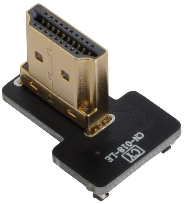 Alt view image 2 of 5 - CYFPV HDMI Type A Male Connector Left Angled 90 Degree for FPV HDTV Multicopter Aerial Photography
