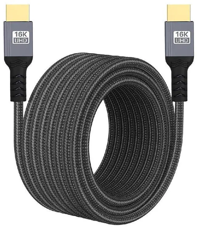 Main image of HDMI 2.2 Cable 16K@60Hz 8K@120Hz 96Gbps Ultra High Speed Male to Male UHD Cable for HDTV Monitor Desktop Laptop Projector 100cm