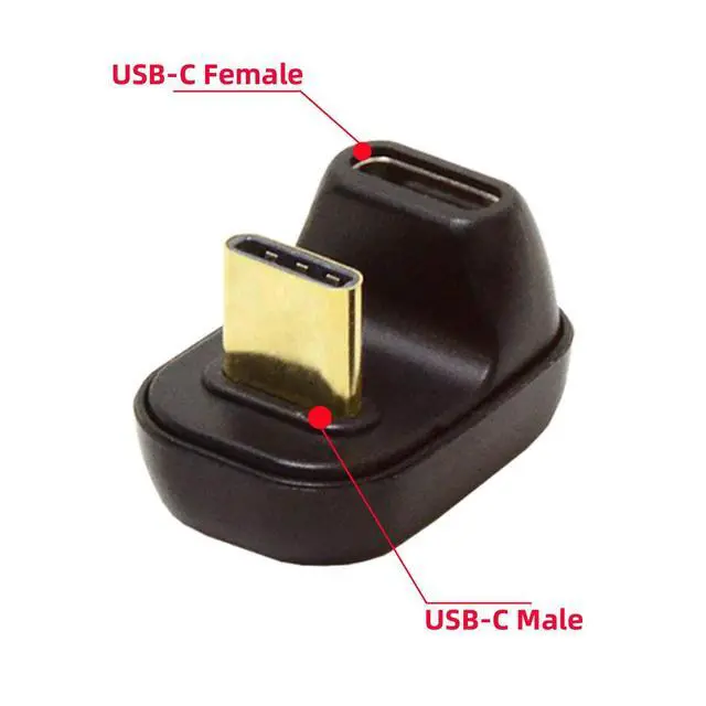 Alt view image 2 of 7 - 40Gbps Male to Female USB4 Type C Power Data Video Adapter for NS Switch & Phone & Laptop