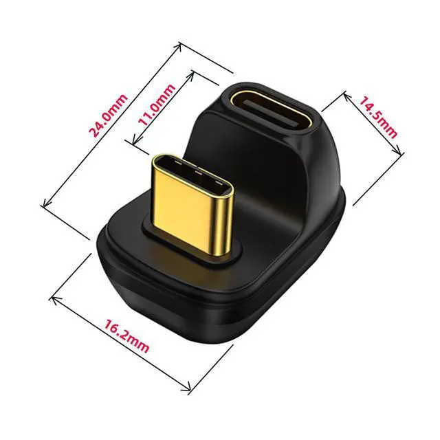 Alt view image 3 of 7 - 40Gbps Male to Female USB4 Type C Power Data Video Adapter for NS Switch & Phone & Laptop