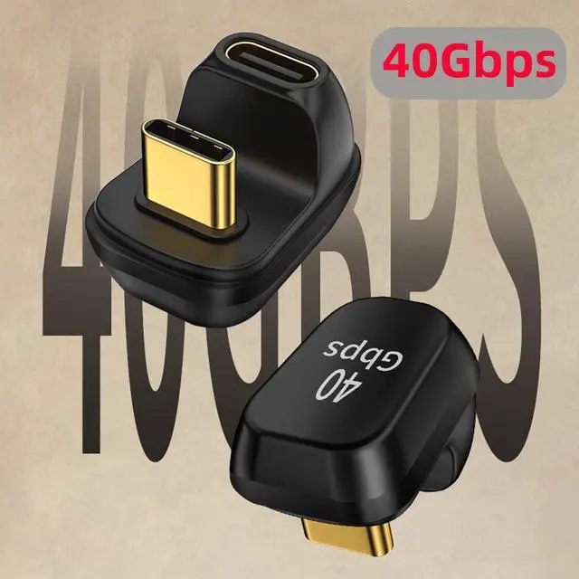 Alt view image 4 of 7 - 40Gbps Male to Female USB4 Type C Power Data Video Adapter for NS Switch & Phone & Laptop