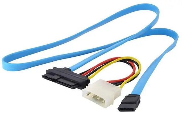 Main image of Hard Disk SFF-8482 SAS Cable 29P to 1 SATA 7PIN HDD Cable 70cm