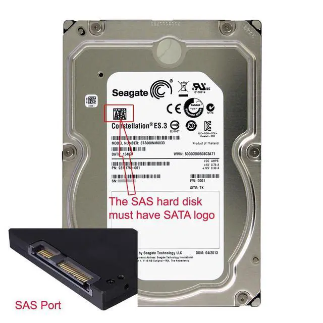Alt view image 5 of 7 - Hard Disk SFF-8482 SAS Cable 29P to 1 SATA 7PIN HDD Cable 70cm