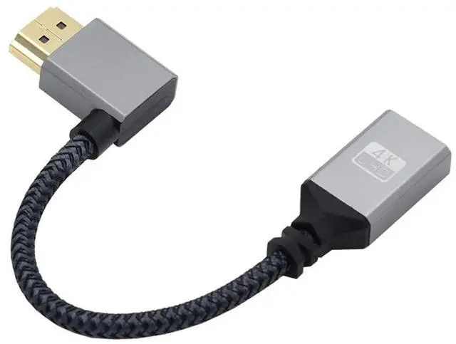 Main image of High Speed A Male HDMI 1.4 to A Female Extension Cable Right Angled Support HDTV 4K 60hz 3D