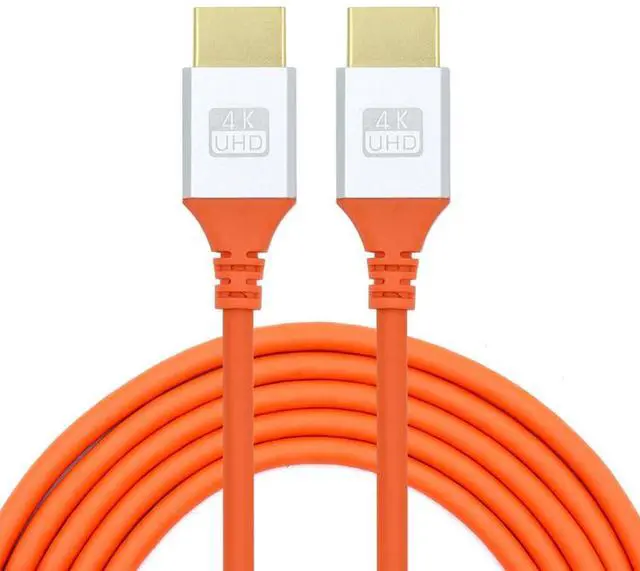 Main image of Ultra Soft High 4K HDMI to Standard HDMI Flex HDTV Cable Hyper Super Flexible Cord High Speed Type-A Male to Male for Computer HDTV 50cm