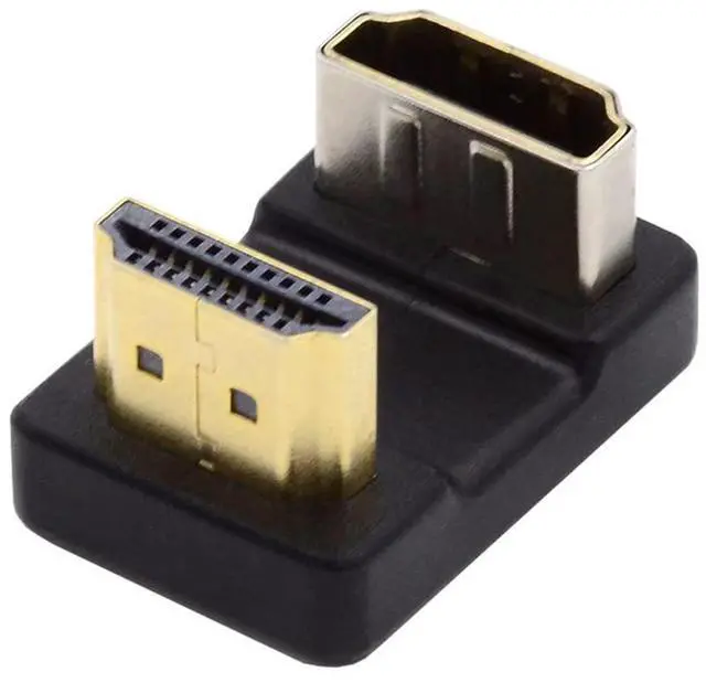 Main image of Type-A Standard HDMI 1.4 Male to HDMI Female Port Savers Up Opposite U Shape Back Angled 360 Degree Extension Adapter Converter