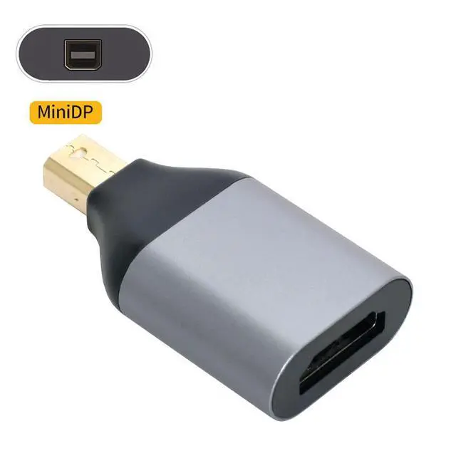Alt view image 7 of 7 - Mini DisplayPort DP Source to HDMI Sink Displays 4K@60hz Ultra HD Converter Adapter for Laptop Mac