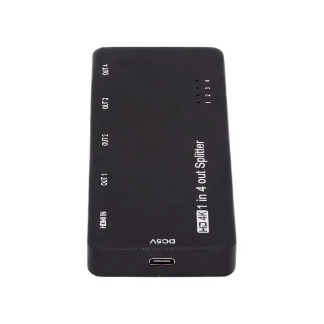 Alt view image 5 of 5 - HDMI 2.0 Splitter Ultra-HD Converter Switch 1 in 4 Out Support HDCP SST Extend 18Gbps Compatible 2.0 4K60HZ