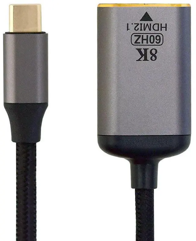 Main image of USB4 USB-C Type-C Source to Female HDMI 2.0 Cable Display 8K 60HZ UHD 4K HDMI Male Monitor