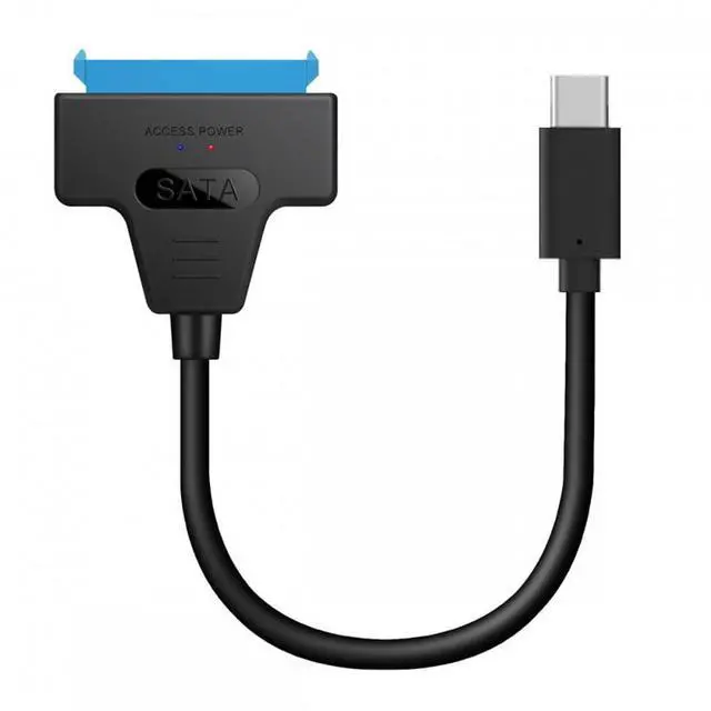 Alt view image 2 of 7 - Type C USB 3.1 Male to SATA 22 Pin 2.5" Hard Disk Driver SSD Adapter Cable for Laptop