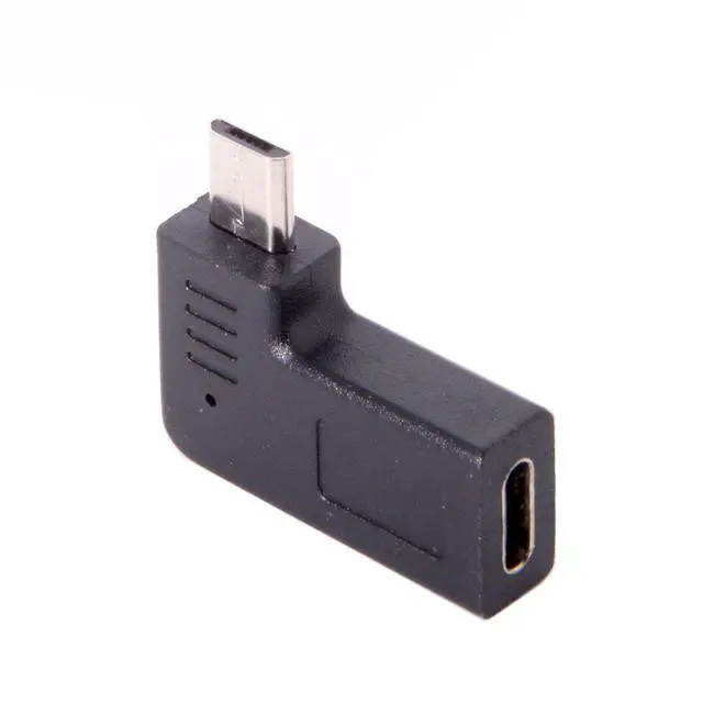 Alt view image 4 of 6 - USB-C Type-C Female to Micro USB 2.0 5Pin Male Data Adapter 90 Degree Left & Right Angled Type (Left Angled)